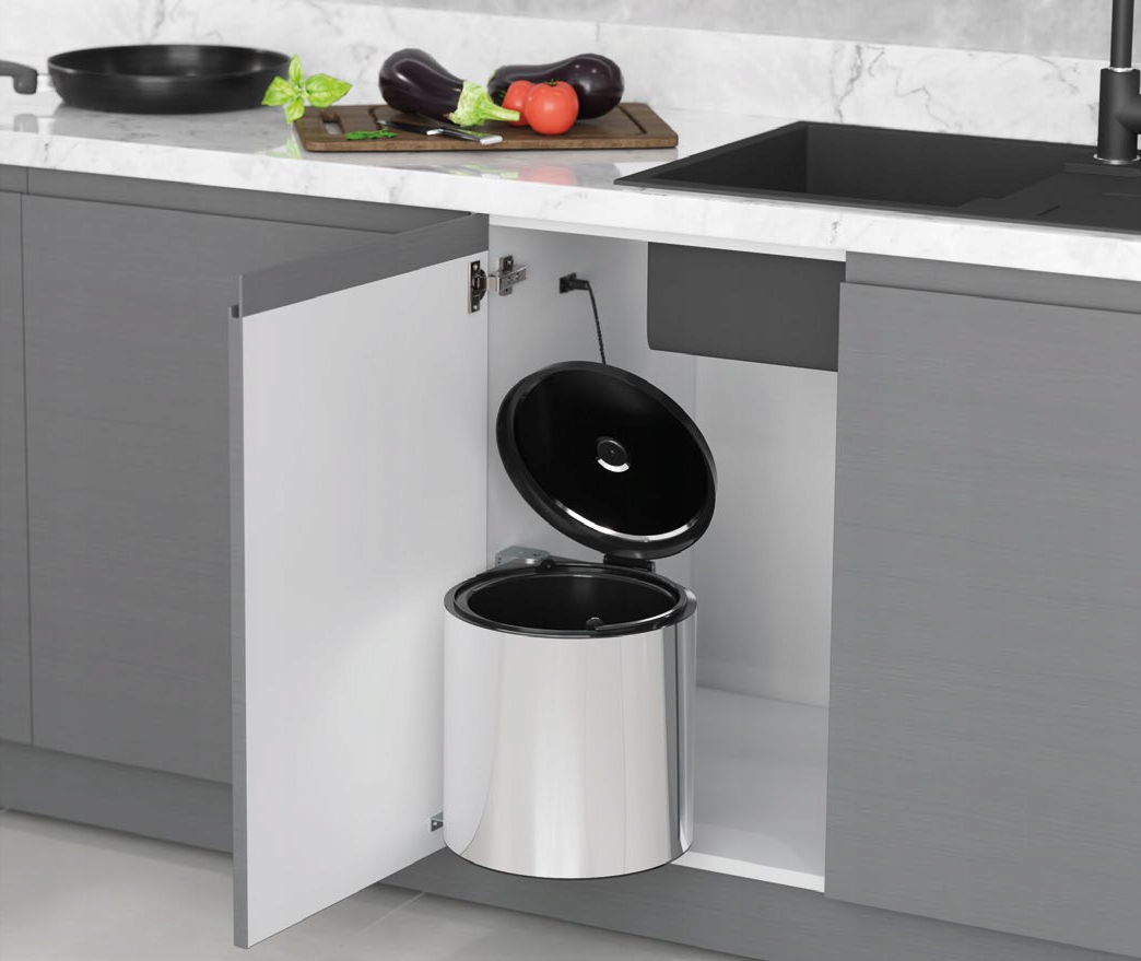 10L odpadkový kôš s vekom STARAX S-2251-SS